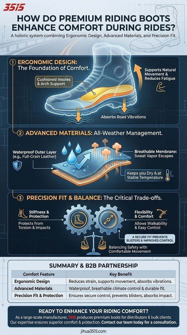 ¿Cómo mejoran las botas de montar de alta gama la comodidad durante los paseos? Experimente una resistencia inigualable para largas distancias Guía Visual