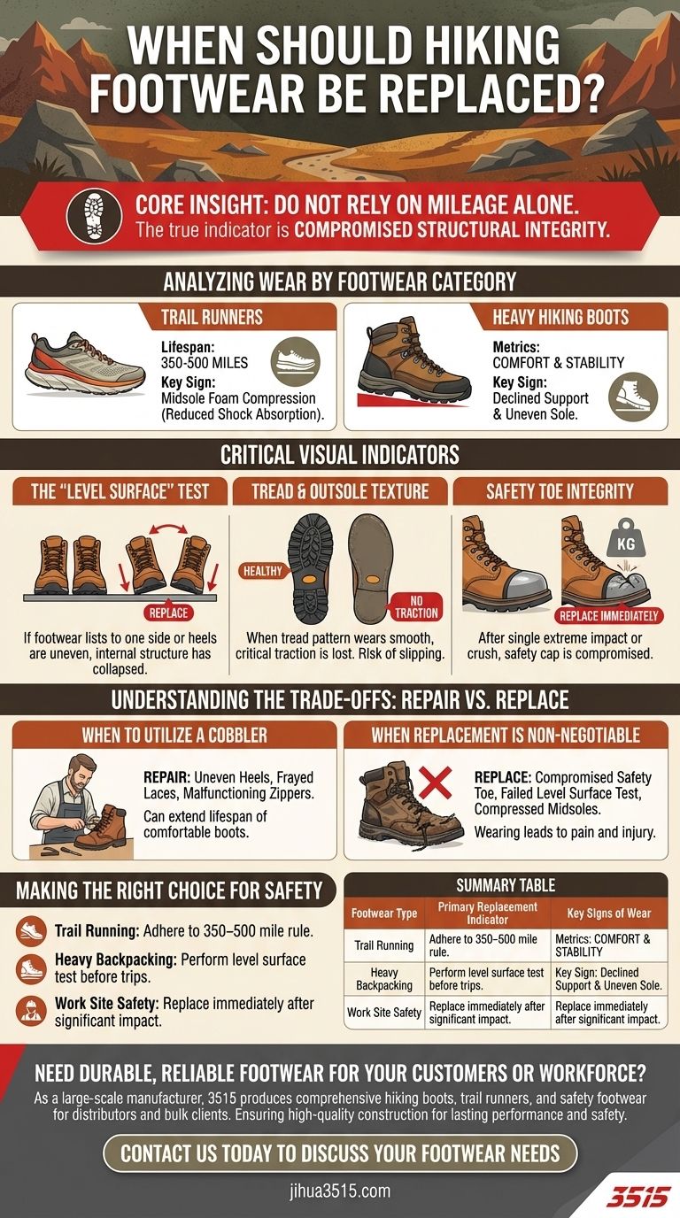 하이킹 신발은 언제 교체해야 할까요? 수명과 안전에 대한 필수 가이드 시각적 가이드