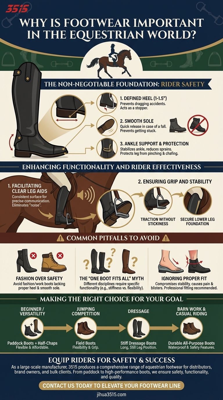 Warum sind Reitschuhe in der Welt des Pferdesports wichtig? Essenzielle Sicherheits- und Ausrüstungsgegenstände für die Leistung. Visuelle Anleitung