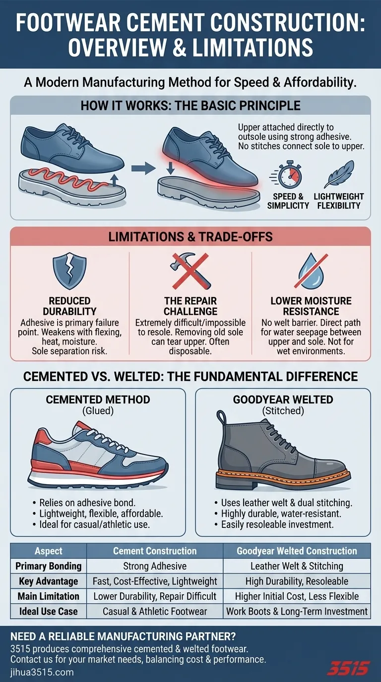 Qu'est-ce que la construction cimentée dans la chaussure, et quelles sont ses limites ? Un guide de la fabrication moderne de chaussures Guide Visuel