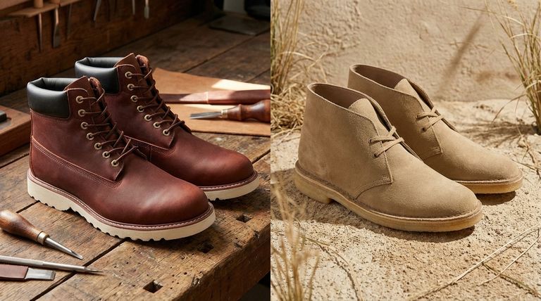 O que distingue as botas chukka das botas desert? Seu guia de estilo e função