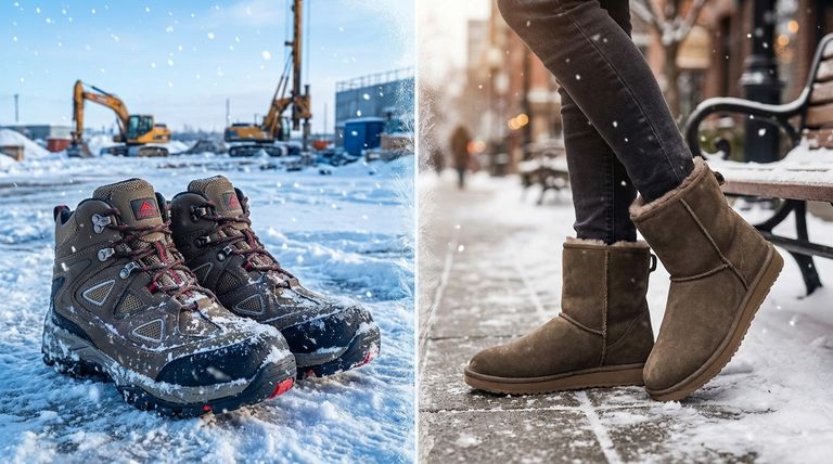 Wie unterscheiden sich Herren-Winterarbeitsstiefel von Freizeitschuhen? Wählen Sie das richtige Schuhwerk für Sicherheit und Stil