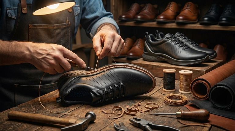 ¿Qué método de construcción se menciona para los zapatos de vestir casual? Descubre la clave del calzado duradero