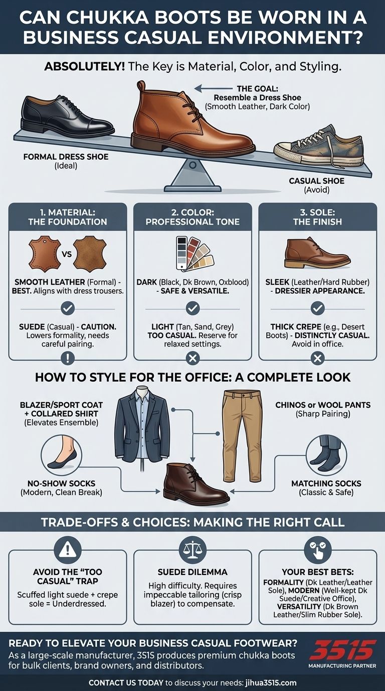 처카 부츠를 비즈니스 캐주얼 환경에서 신을 수 있나요? 스타일리시한 전문성을 위한 가이드 시각적 가이드