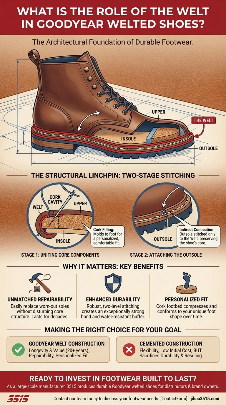 Quel est le rôle du trépointe dans les chaussures Goodyear cousues trépointes ? Découvrez la clé de chaussures durables et réparables Guide Visuel