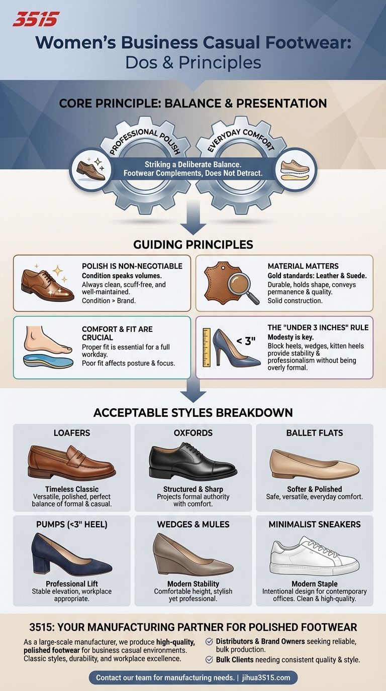 Quels sont les incontournables pour les chaussures de ville décontractées pour femmes ? Maîtrisez le style de bureau soigné et confortable Guide Visuel