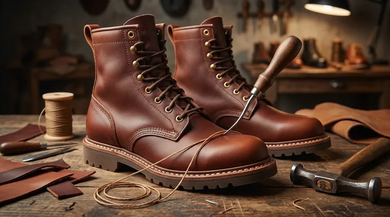 Comment la double couture des chaussures cousues Goodyear améliore-t-elle la durabilité ? Un système à 2 coutures pour des décennies d'usure