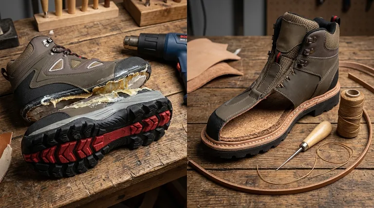 En quoi la construction cimentée diffère-t-elle de la construction cousue? Choisissez la bonne méthode pour la durabilité et le coût