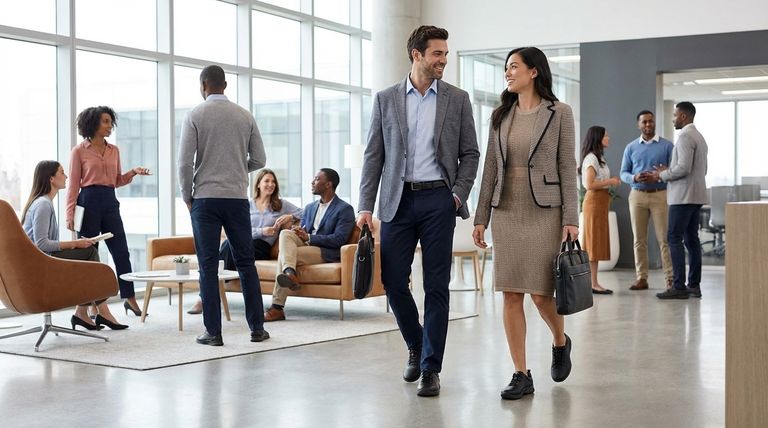 O que é vestuário de negócios casual e por que é popular? Dominando o Código de Vestimenta Profissional Moderno