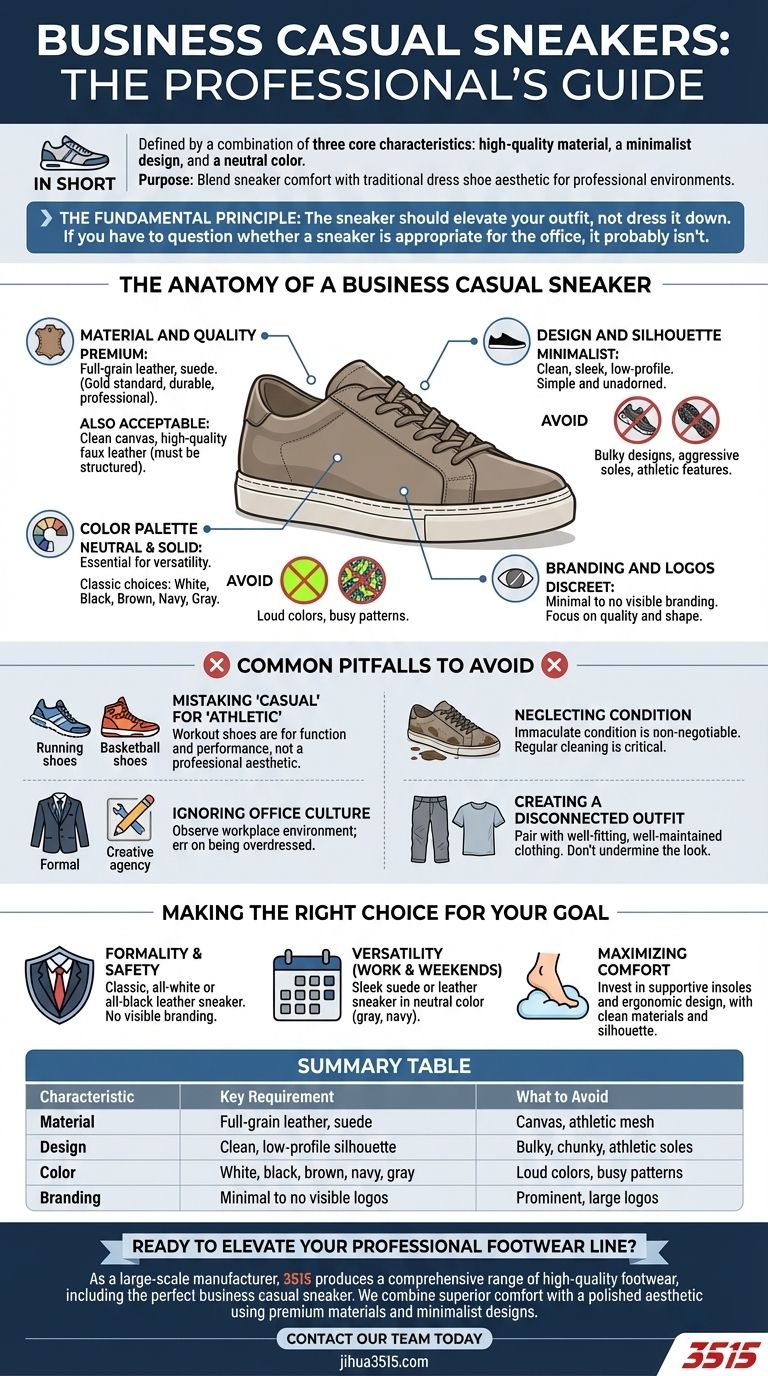 ビジネスカジュアルスニーカーの特徴とは？洗練されたプロフェッショナルなルックをマスターしましょう ビジュアルガイド