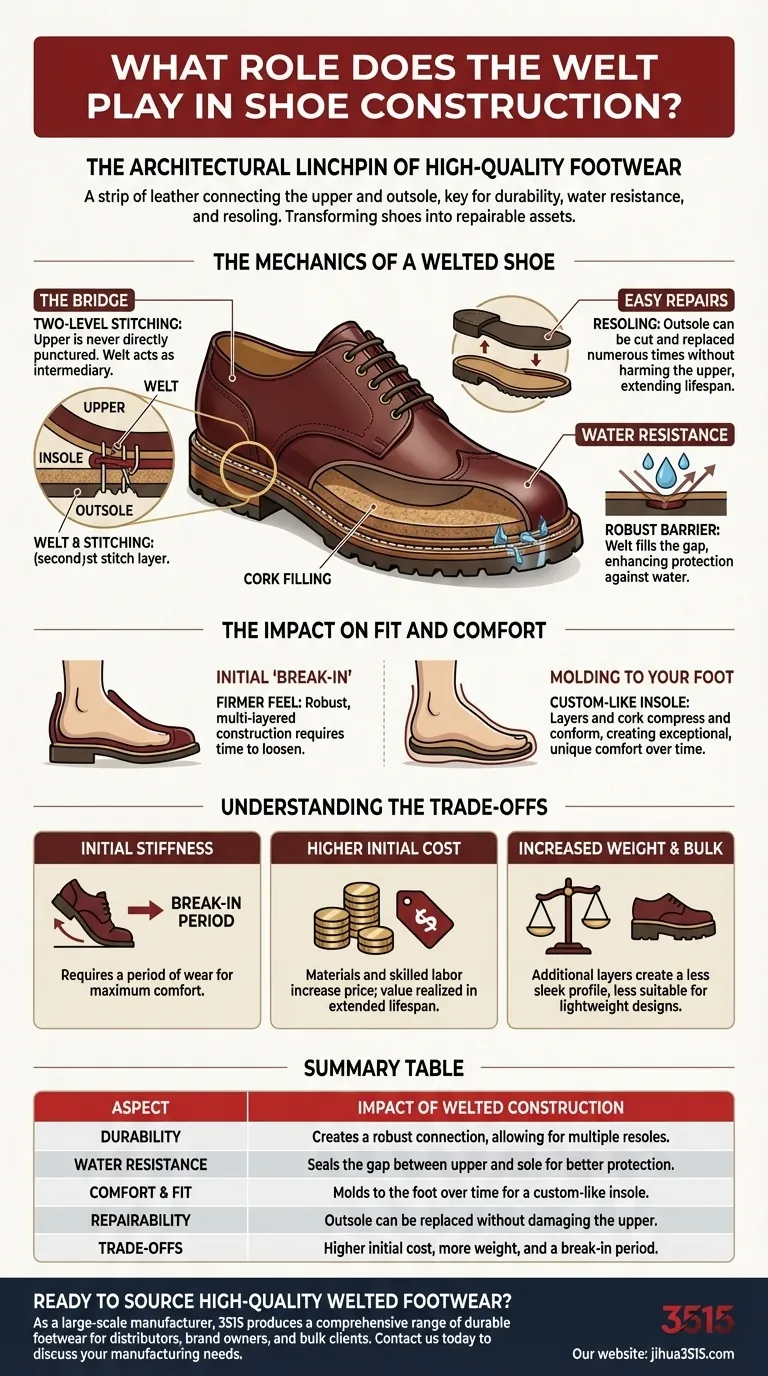 Quel rôle joue le passepoil dans la construction des chaussures ? La clé de chaussures durables et réparables Guide Visuel