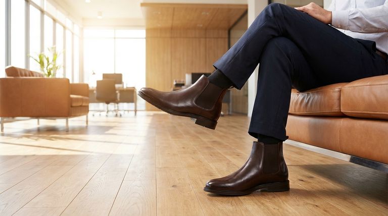 첼시 부츠의 특징은 무엇이며 비즈니스 캐주얼 복장에 왜 적합할까요? 시대를 초월하는 스타일 가이드