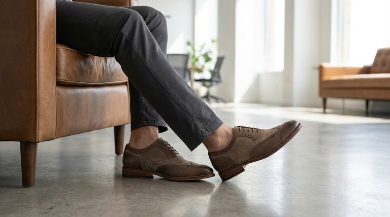 スペクターシューズとは何ですか?また、ビジネスカジュアルにはどのようにスタイリングできますか?さりげないスタイルの主張をマスターしましょう