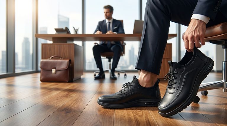 Quando se deve usar sapatos mais formais em ambientes de negócios casuais? Um guia para calçado profissional estratégico