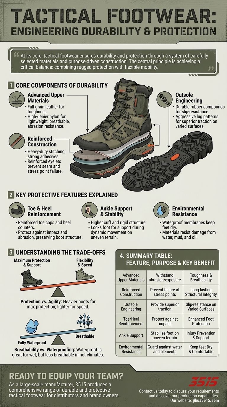 Comment les chaussures tactiques garantissent-elles la durabilité et la protection ? Atteignez des performances supérieures dans des environnements difficiles Guide Visuel