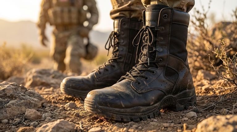 Quali sono le caratteristiche della pelle pieno fiore utilizzata negli scarponi militari? Durata e vestibilità impareggiabili