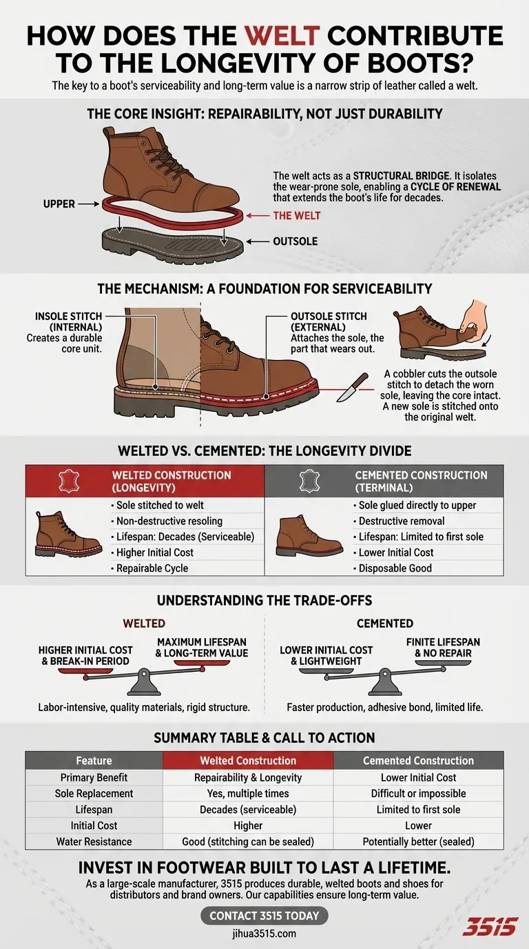 كيف يساهم النعل الداخلي في طول عمر الأحذية؟ المفتاح لعقود من الأحذية الصالحة للاستخدام دليل مرئي