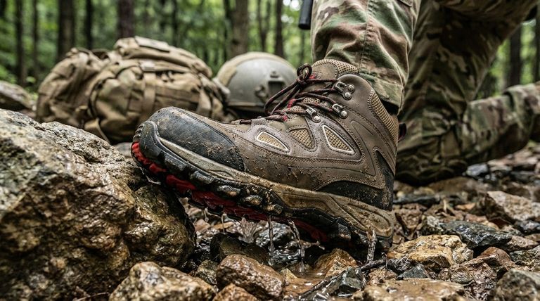 ما هي العناصر الواقية الموجودة في الأحذية العسكرية؟ مصممة للمتانة والسلامة في الظروف القاسية