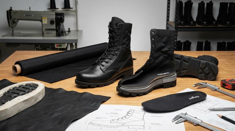 What are the main components of a military boot? A Guide to Durability & Performance