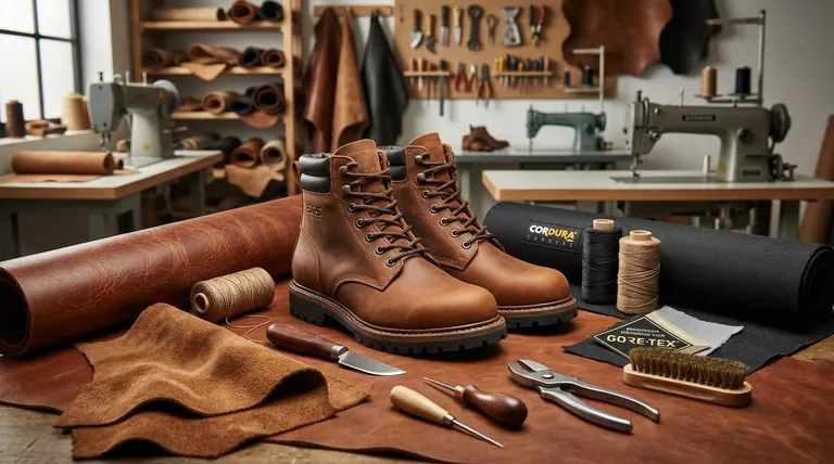 Quels matériaux sont utilisés pour les tiges de bottes cousues Goodyear ? Choisissez le bon matériau pour la durabilité et la performance