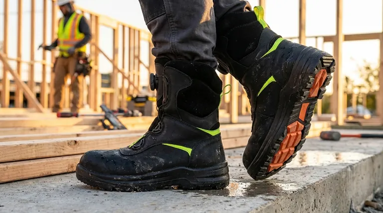 Quelles sont les caractéristiques souvent incluses dans les bottes de travail cousues pour le confort ? Un guide pour un soutien tout au long de la journée