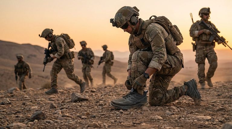 What is the main focus of the research on 'super boots' for soldiers? Enhancing Soldier Performance & Safety
