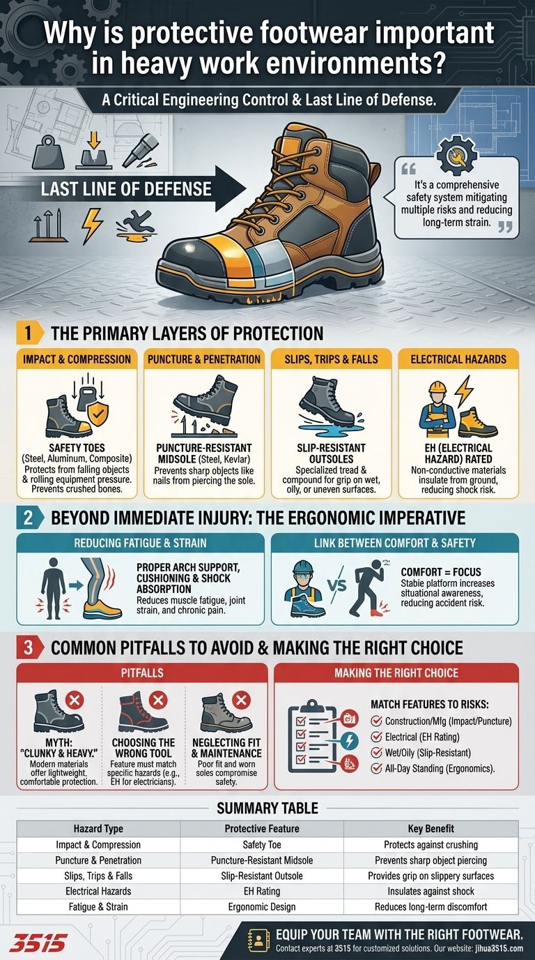Perché le calzature protettive sono importanti negli ambienti di lavoro pesanti? Una guida completa alla sicurezza dei lavoratori Guida Visiva