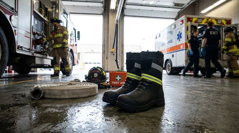 Que doivent prendre en compte les pompiers et les ambulanciers lors du choix de bottes tactiques ? Équilibre entre sécurité, confort et performance
