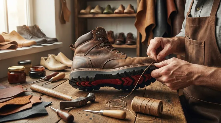 How does Goodyear Welted construction contribute to sustainability? Unlock Decades of Wear with Repairable Design