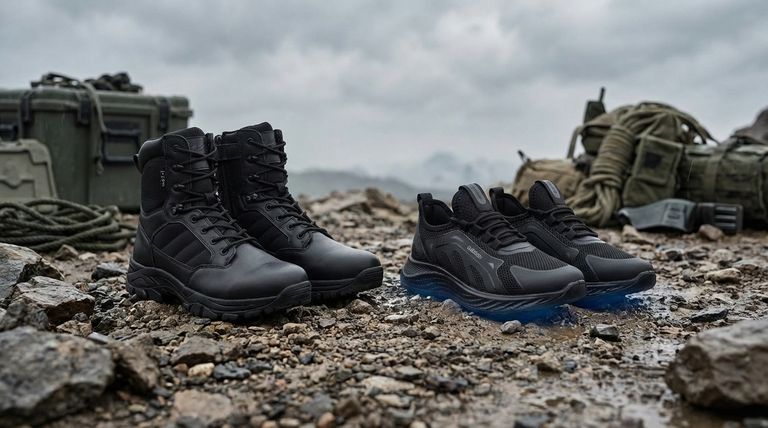 Quais características funcionais as botas táticas e os tênis táticos têm em comum? Descubra o DNA Essencial de Desempenho