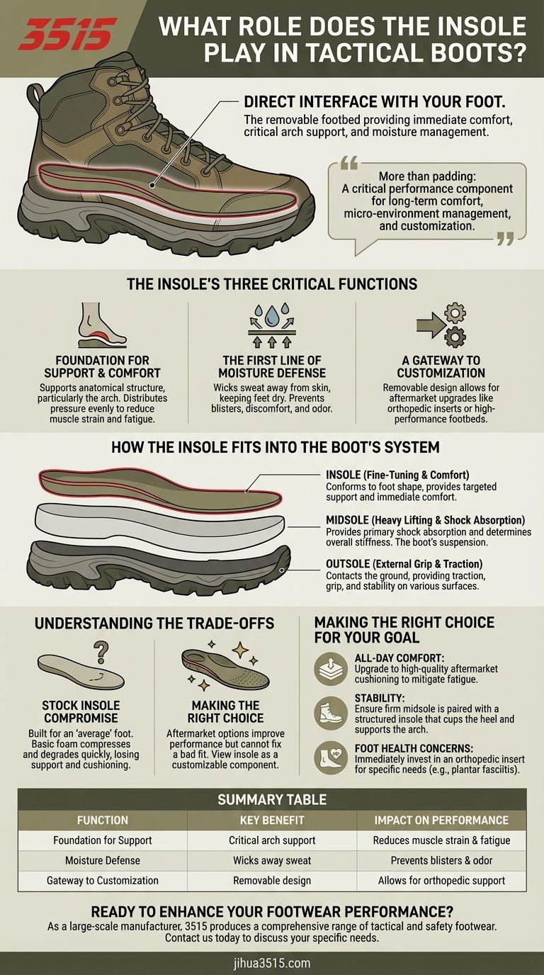 ¿Qué papel juega la plantilla en las botas tácticas? La clave para la comodidad y el soporte personalizados Guía Visual