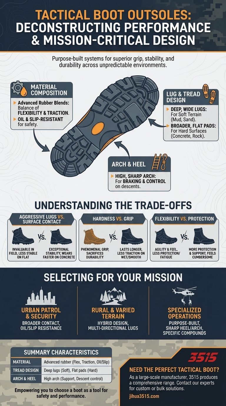 Quelles sont les caractéristiques de la semelle extérieure des bottes tactiques ? Caractéristiques clés pour une adhérence et une durabilité supérieures Guide Visuel