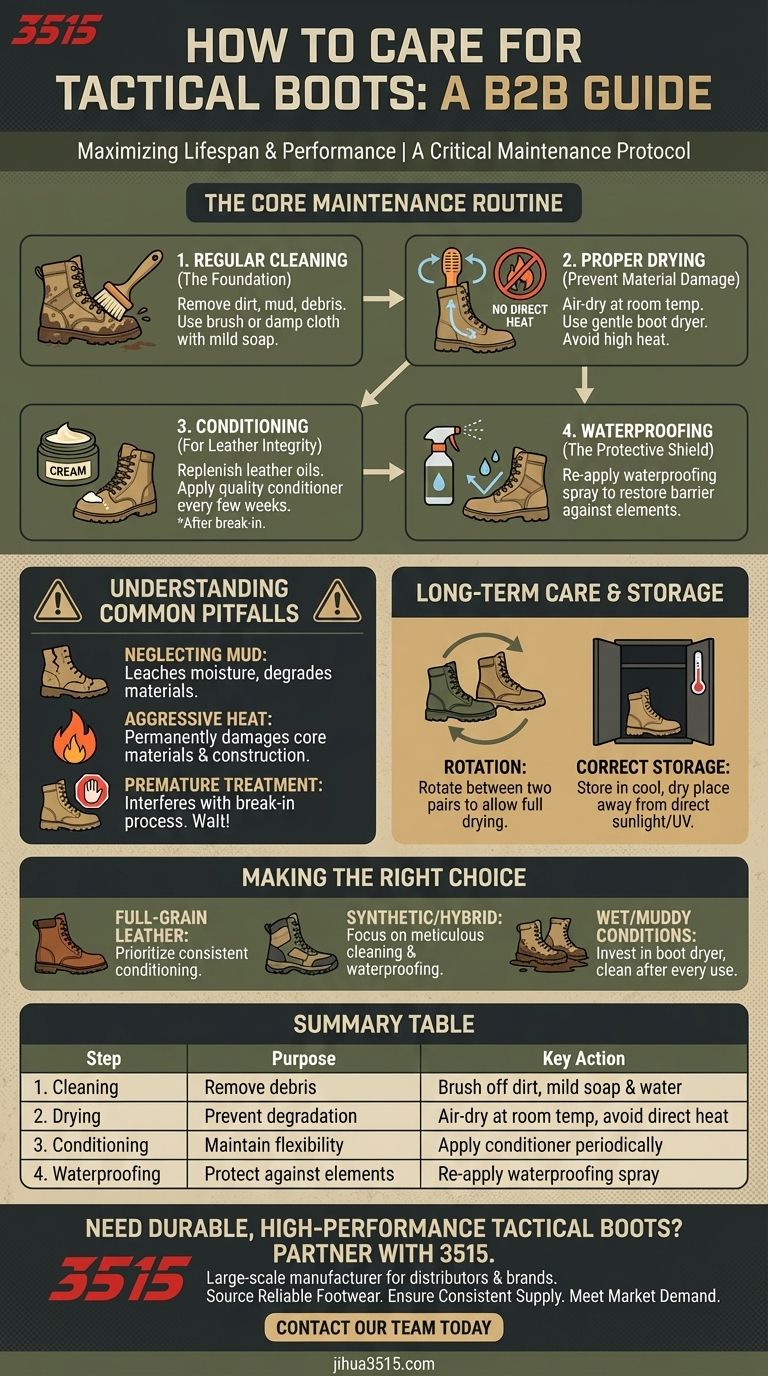 ¿Cómo se deben cuidar las botas tácticas? Una guía para maximizar su vida útil y rendimiento Guía Visual
