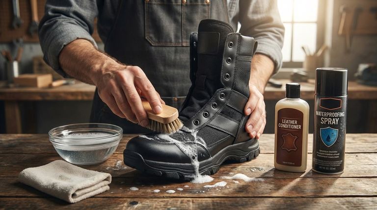 How should tactical boots be maintained and cleaned? Extend Boot Lifespan with a Proactive Care System