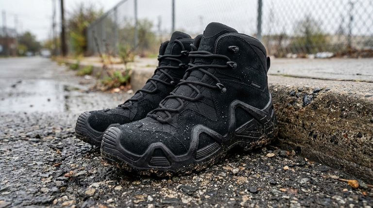 내구성이 뛰어난 경찰 부츠에 권장되는 소재는 무엇인가요? 오래가는 신발에 대한 궁극적인 가이드