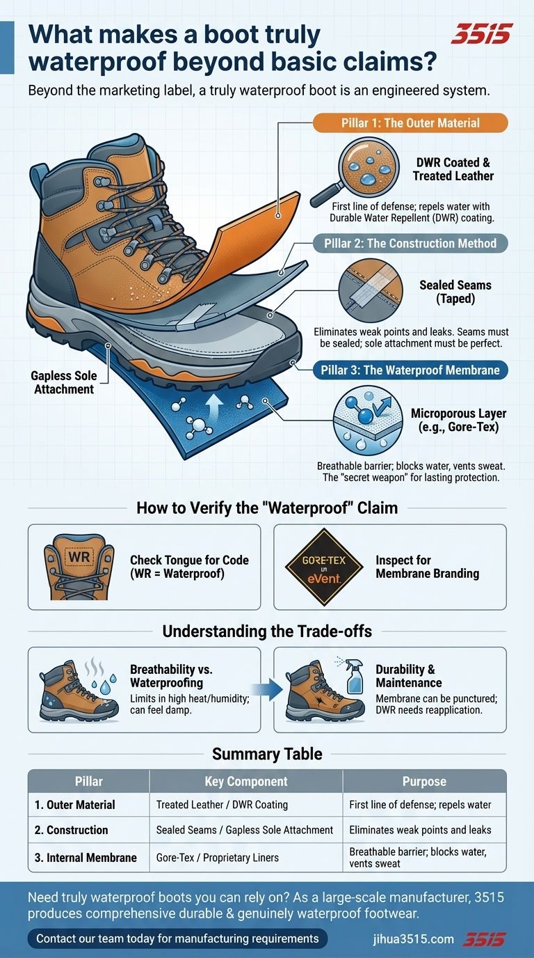 ¿Qué hace que una bota sea verdaderamente impermeable más allá de las afirmaciones básicas? Los 3 secretos de ingeniería revelados Guía Visual