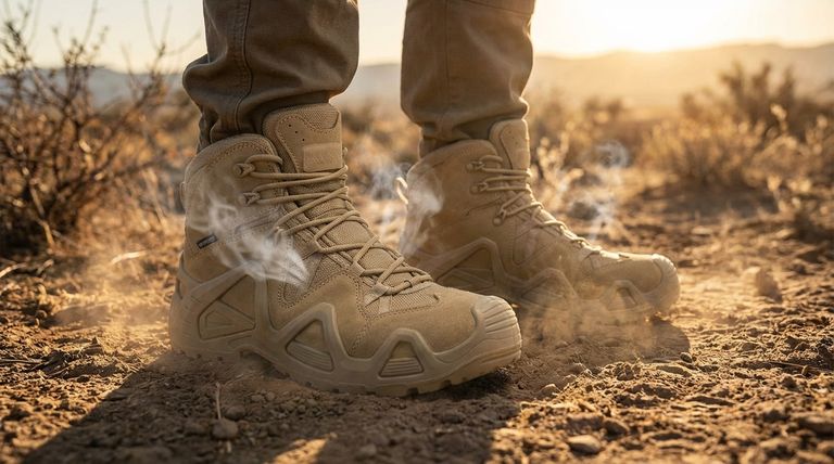 ¿Por qué es importante la transpirabilidad en el calzado táctico? Previene ampollas y mejora el rendimiento