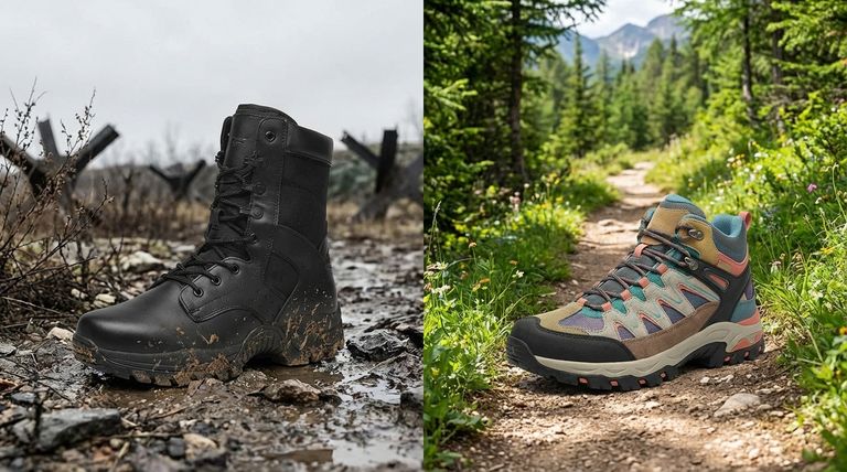 كيف تختلف أحذية الجيش عن أحذية المشي لمسافات طويلة العادية؟ المتانة مقابل الراحة مشروحة