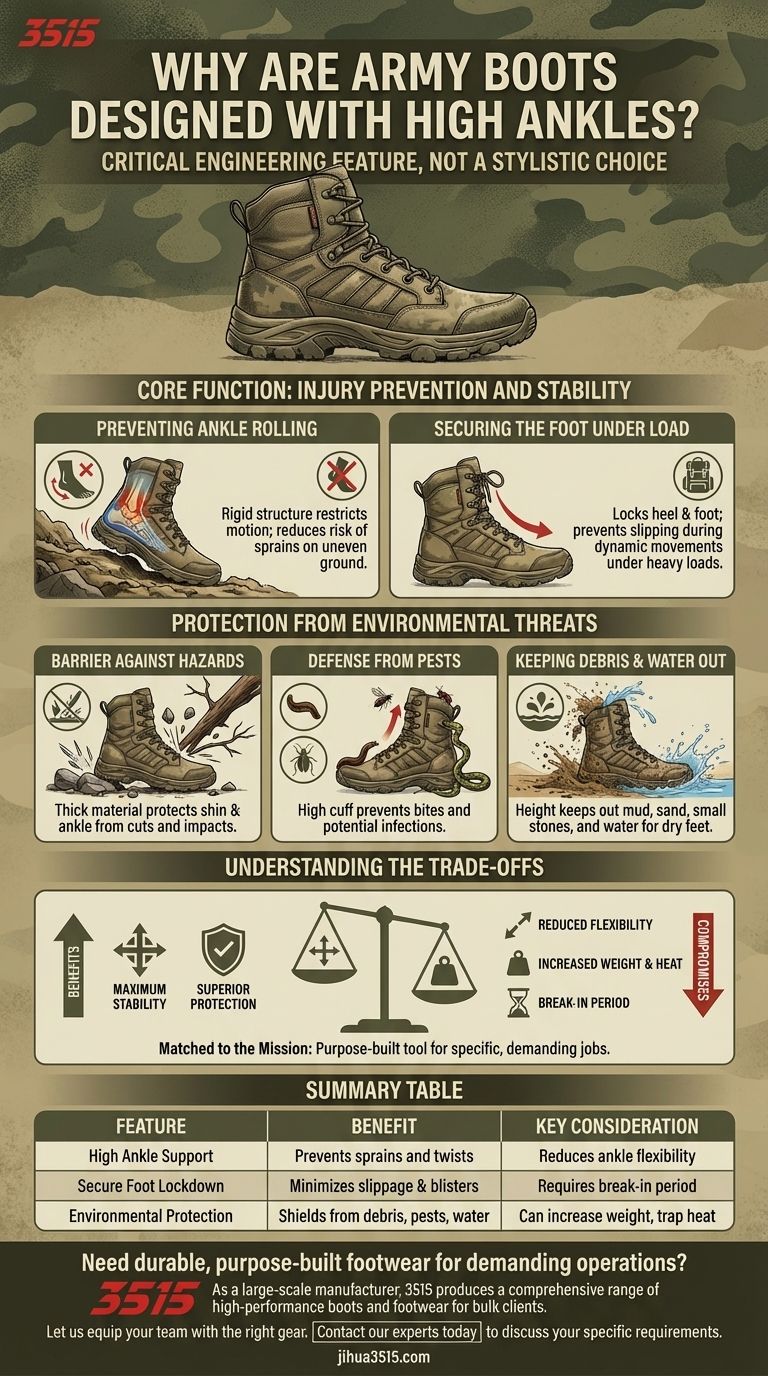 なぜ軍用ブーツはくるぶし丈が高いデザインになっているのですか？過酷な環境における必須のサポートと保護 ビジュアルガイド