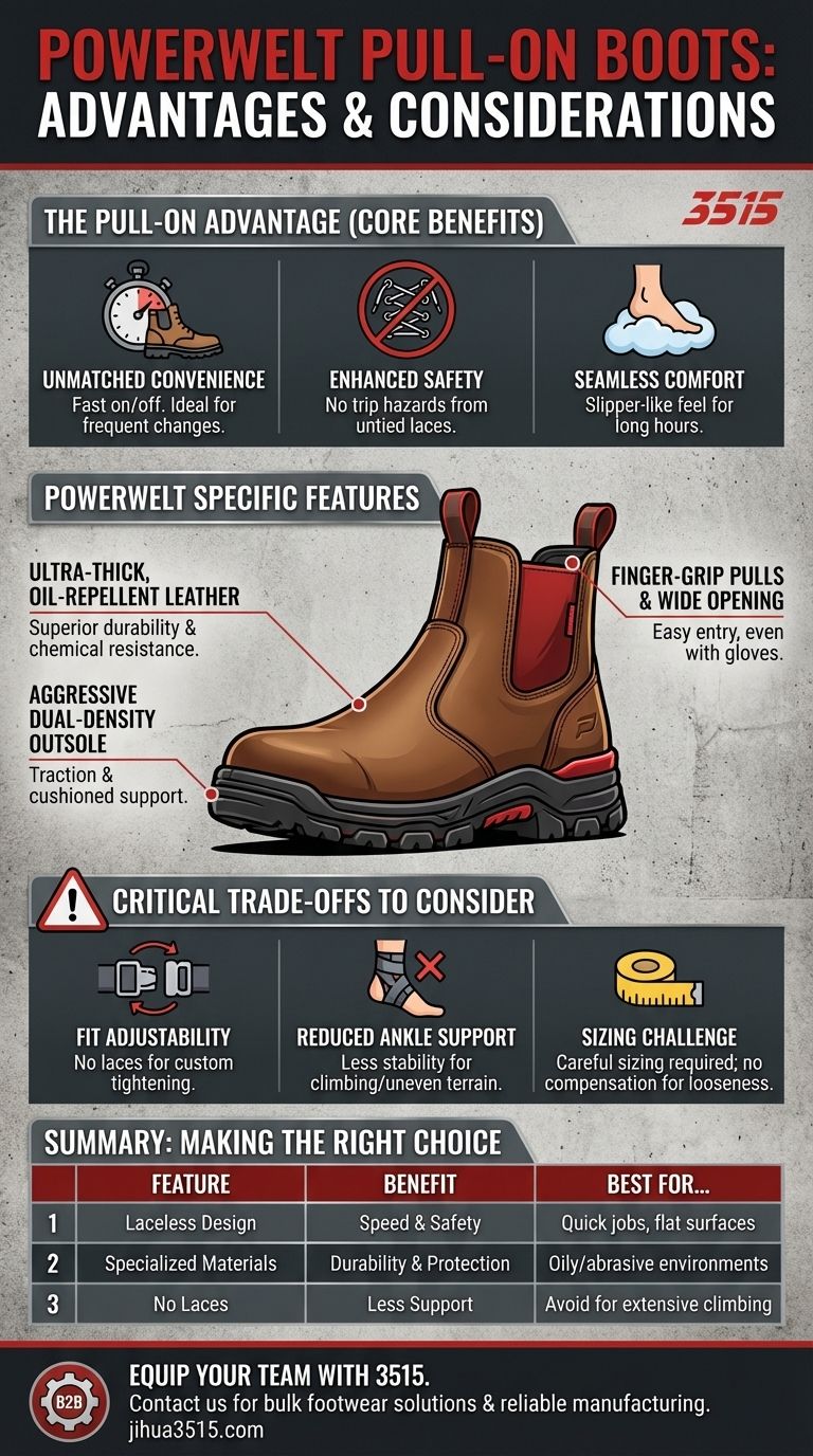 Powerweltプルオンブーツの利点は何ですか？比類なき利便性と耐久性 ビジュアルガイド