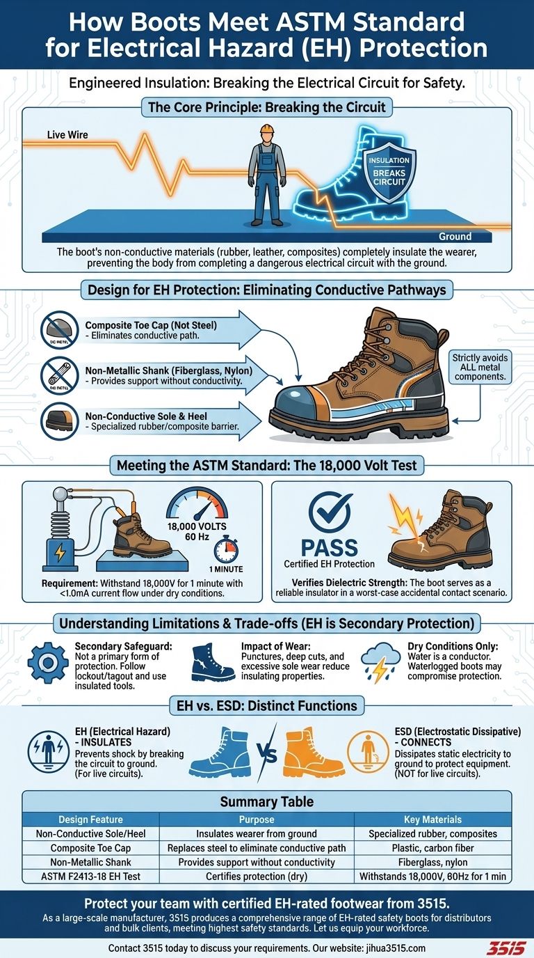安全鞋的防电击设计如何符合 ASTM 标准？ 图解指南