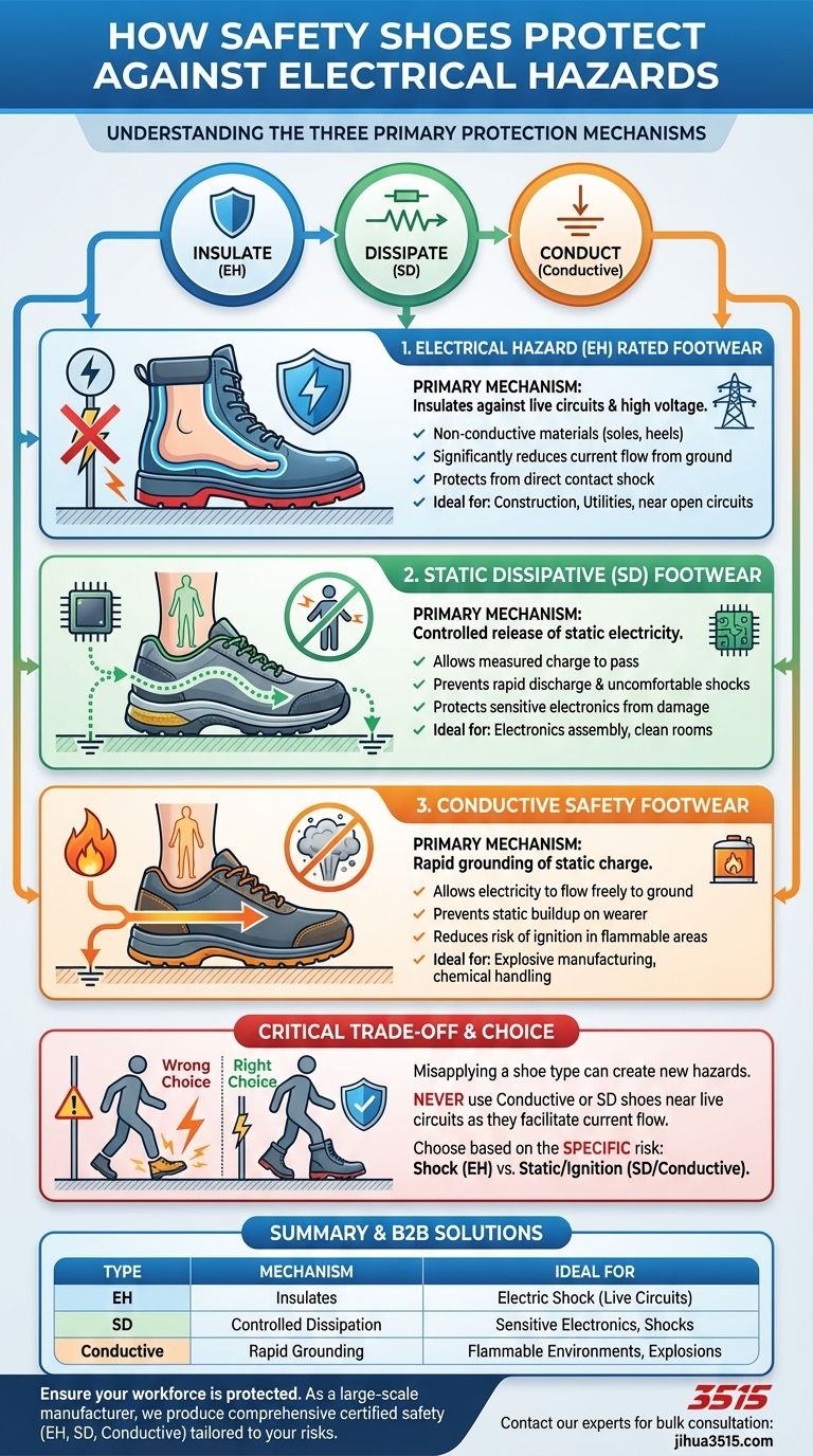 安全鞋如何防止电气危害？工作场所安全的基本特征 图解指南