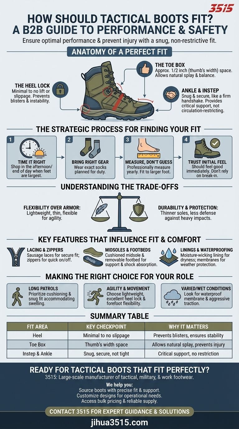战术靴应该如何合脚？性能与安全完美合脚指南 图解指南