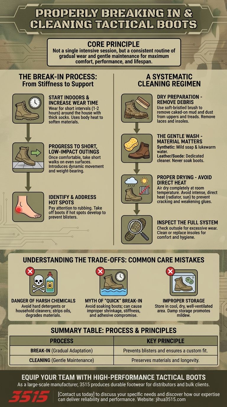 Como amaciar e limpar botas táticas? Um guia passo a passo para o desempenho máximo Guia Visual
