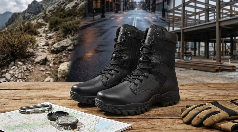 ما الذي يجب أن تأخذه في الاعتبار عند اختيار الحذاء التكتيكي المناسب؟ دليل لإنفاذ القانون والجيش والعمال