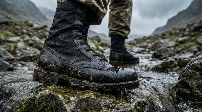 군화의 내구성이 중요한 이유는 무엇일까요? 생존과 임무 완수의 필수 조건입니다.