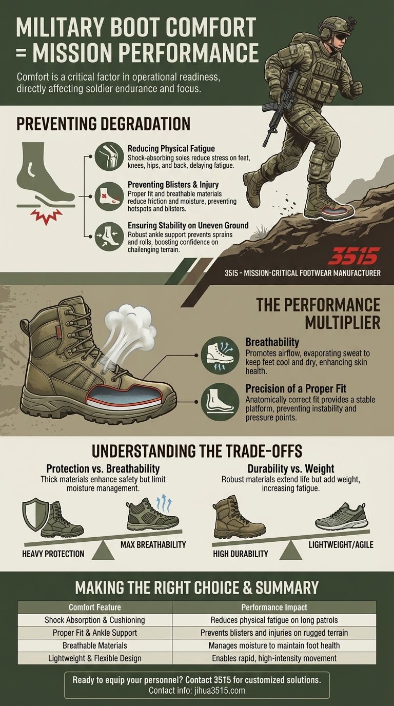Comment le confort contribue-t-il à la performance des bottes militaires ? La clé de l'endurance du soldat et du succès de la mission Guide Visuel