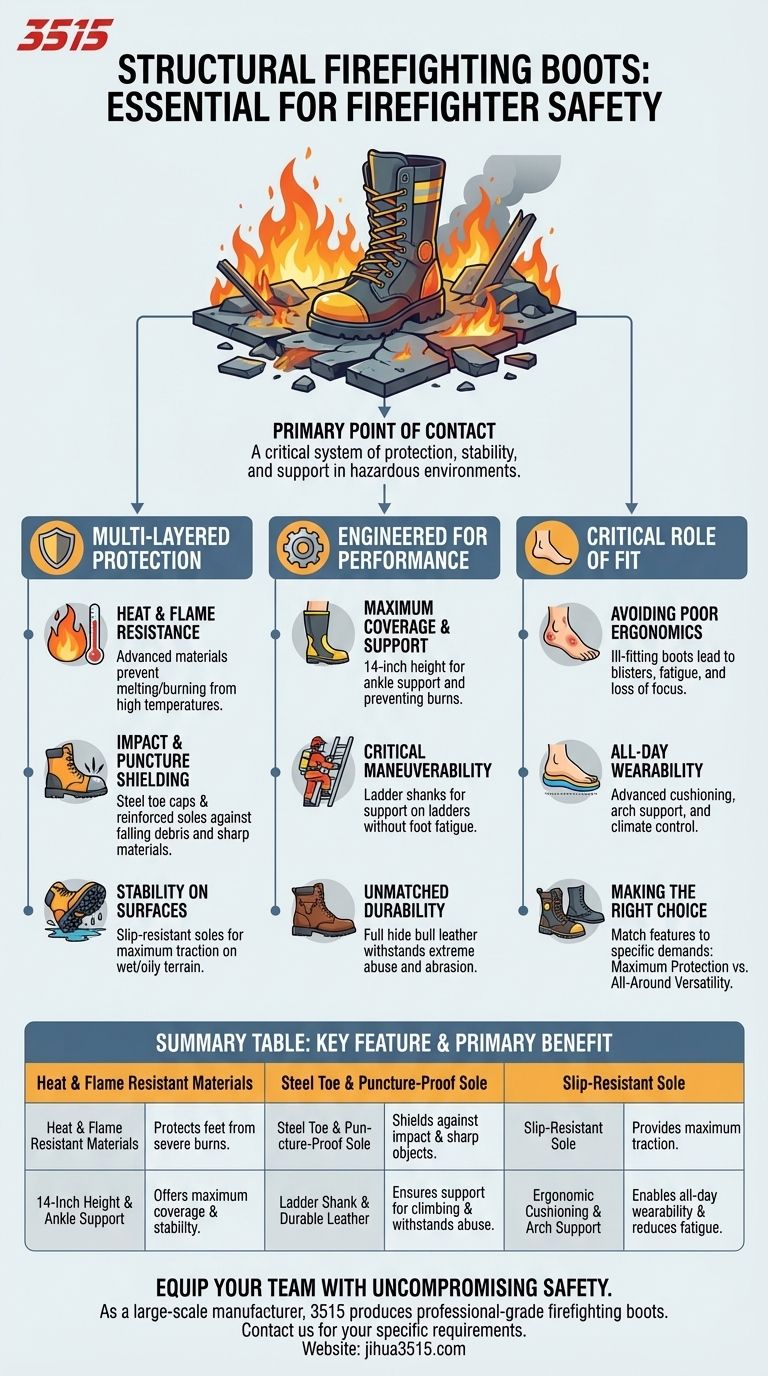 Warum sind Brandschutzstiefel für die Sicherheit von Feuerwehrleuten unerlässlich? Das Fundament für Schutz und Leistung Visuelle Anleitung