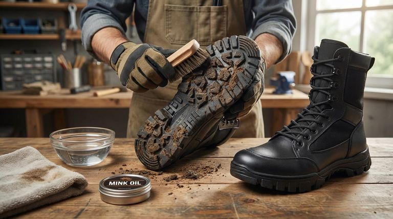 可以采取哪些措施来保护战术靴的鞋底?最大化耐用性的基本维护