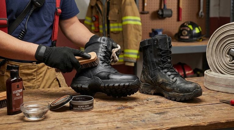 Comment les pompiers peuvent-ils entretenir efficacement leurs bottes en cuir ? Assurer une protection et un confort durables